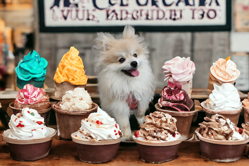 Post 32, Schnuggie’s first ice&nbsp;cream